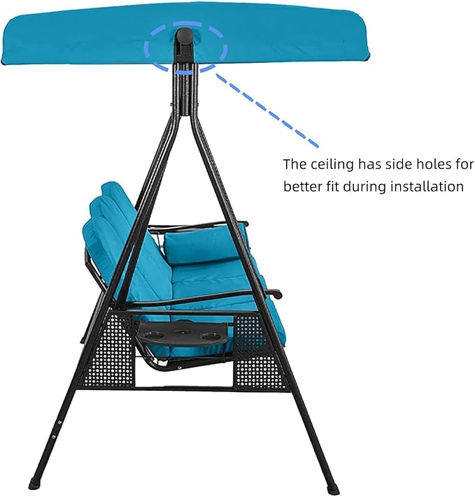 🌞 Cozy Swing Canopy ☔ Waterproof & UV-Resistant 🌿