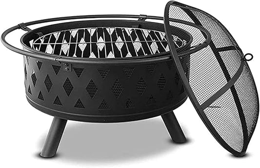 🔥🌙 Outdoor Patio Fire Pit Heater 🪑✨ Cozy Warm Nights 🍂🍷