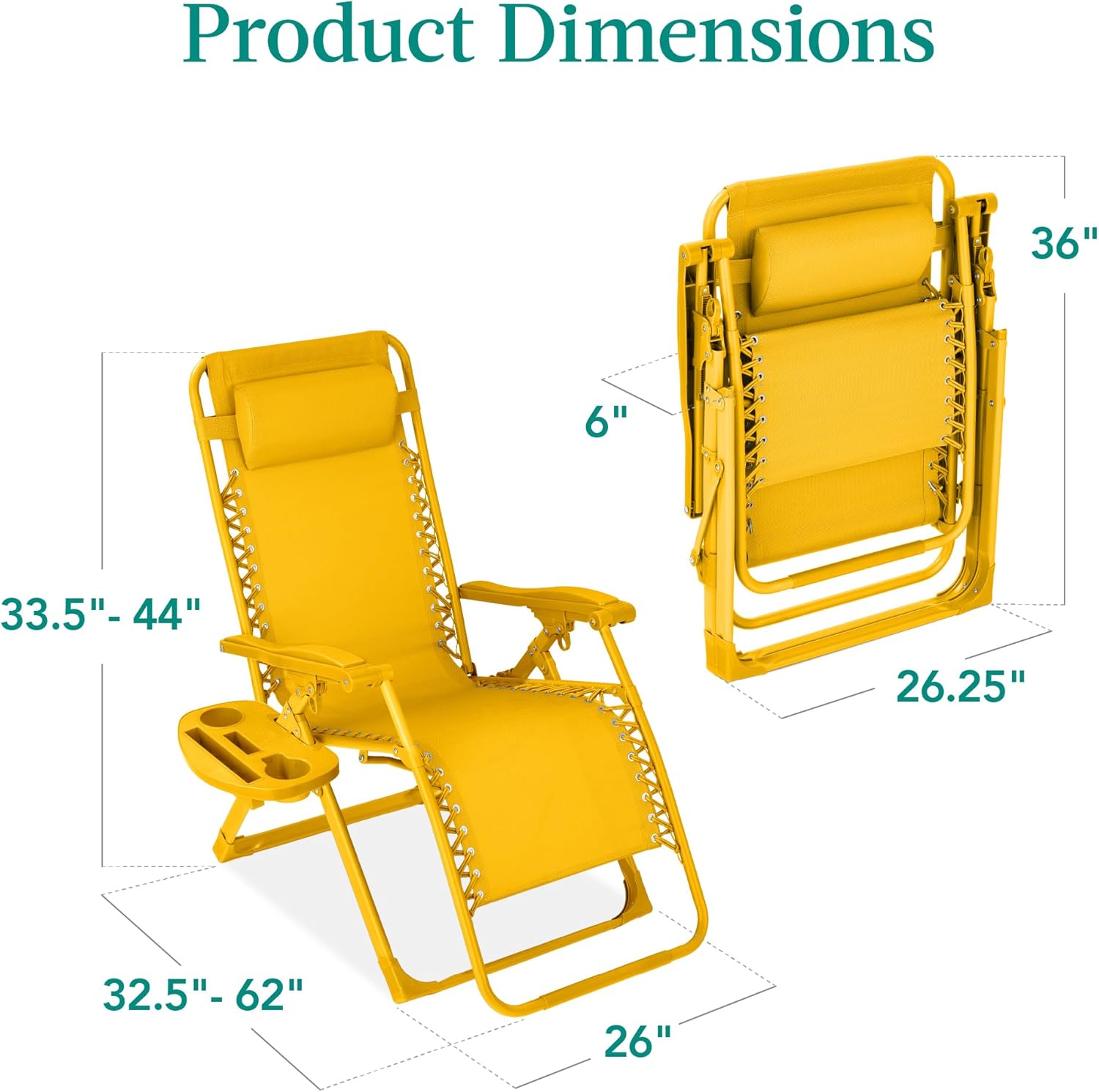 🌞 Relax & Chill Outdoor Adjustable Lounge Chair 🏖️☀️🛋️