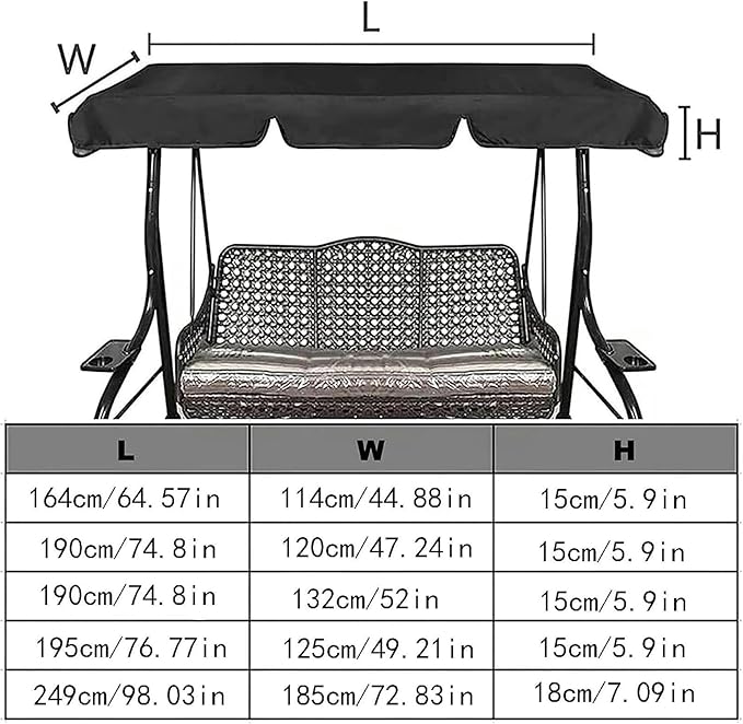🌞 Outdoor Swing Canopy ☔ Cozy & Waterproof 🌿💖