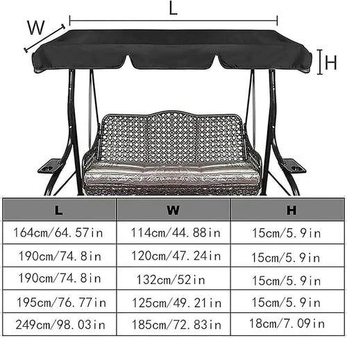🌞 Outdoor Swing Canopy ☔ Cozy & Waterproof 🌿💖