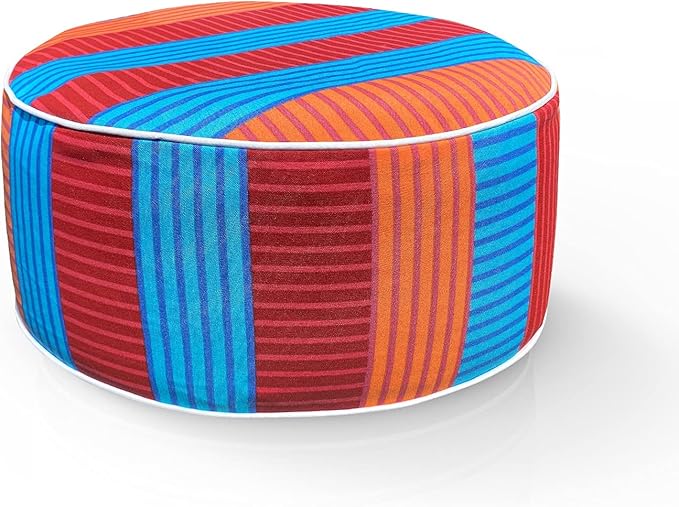 🛋️ Inflatable Footstool 🌈 Comfort Anywhere ☀️💨