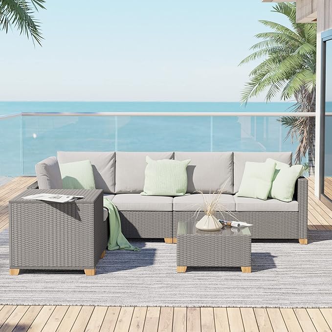 🛋️ Outdoor Sectional Cushions 🌞 Cozy Patio Vibes 🌿💖